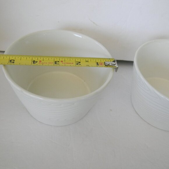 NEW Temp-tations Woodland Set of (3) 18-oz Cereal Bowls WHITE - Picture 3 of 6